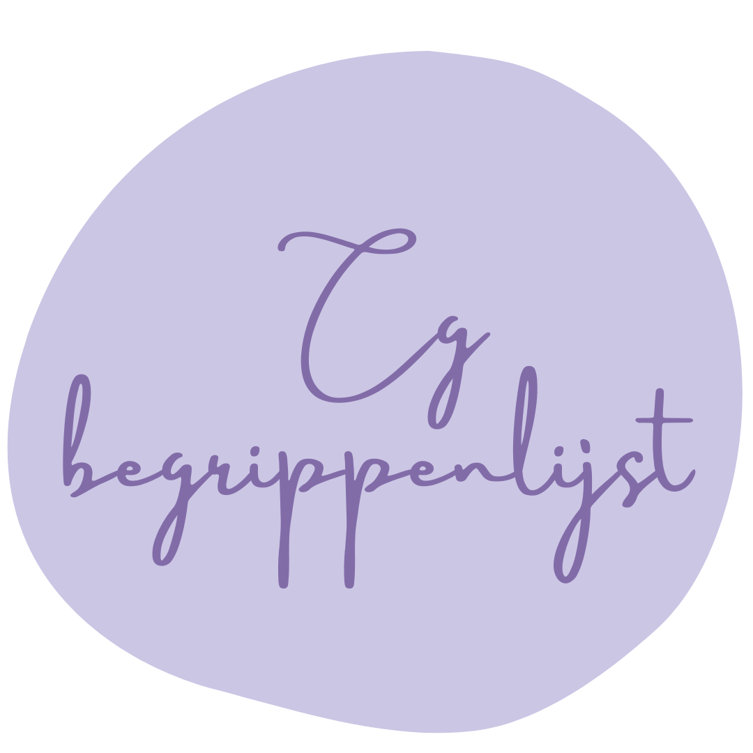 Begrippenlijst binnen de CG Methode