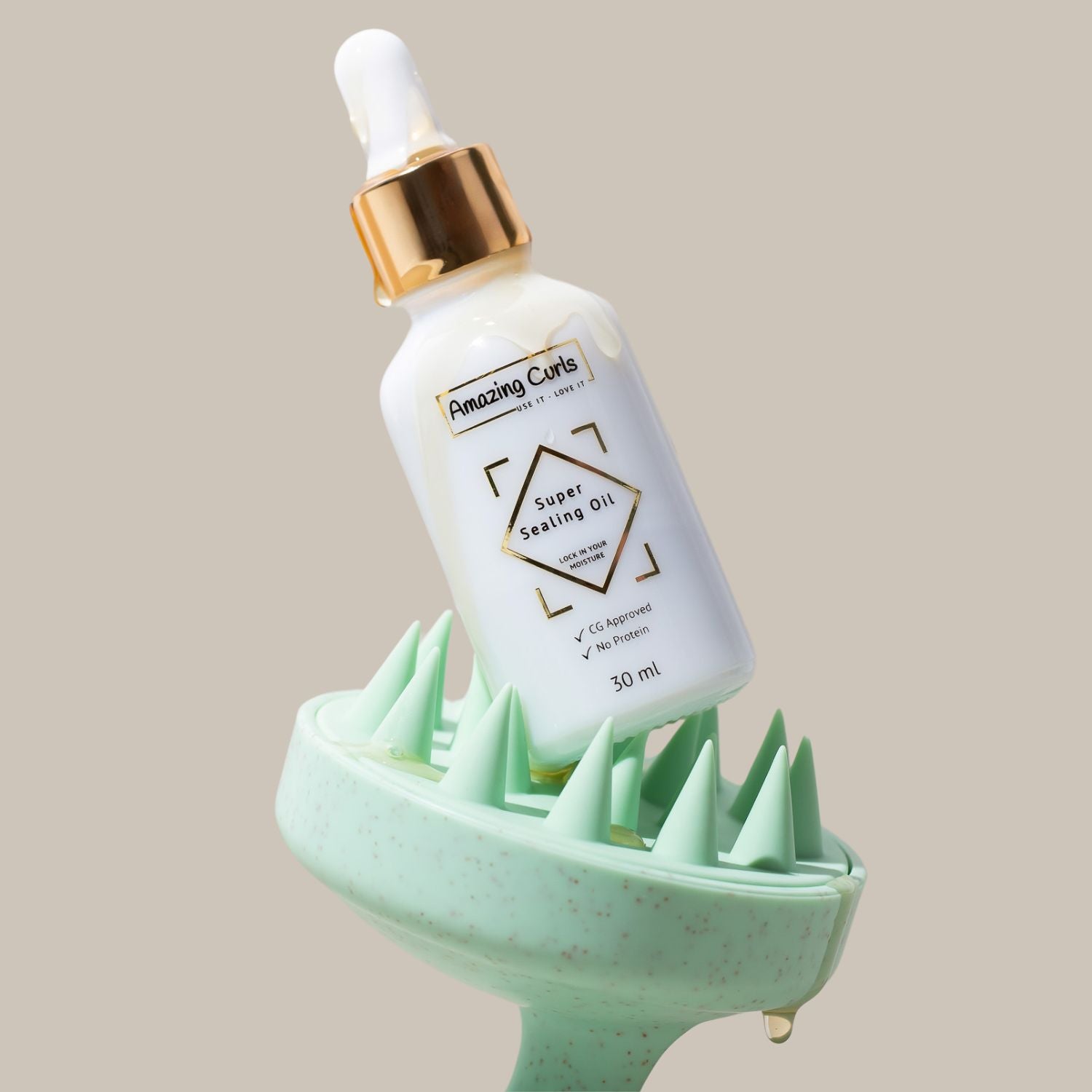 CG Curls Amazing Curls Super Sealing Oil 30 ml (VOLLE GRÖSSE)