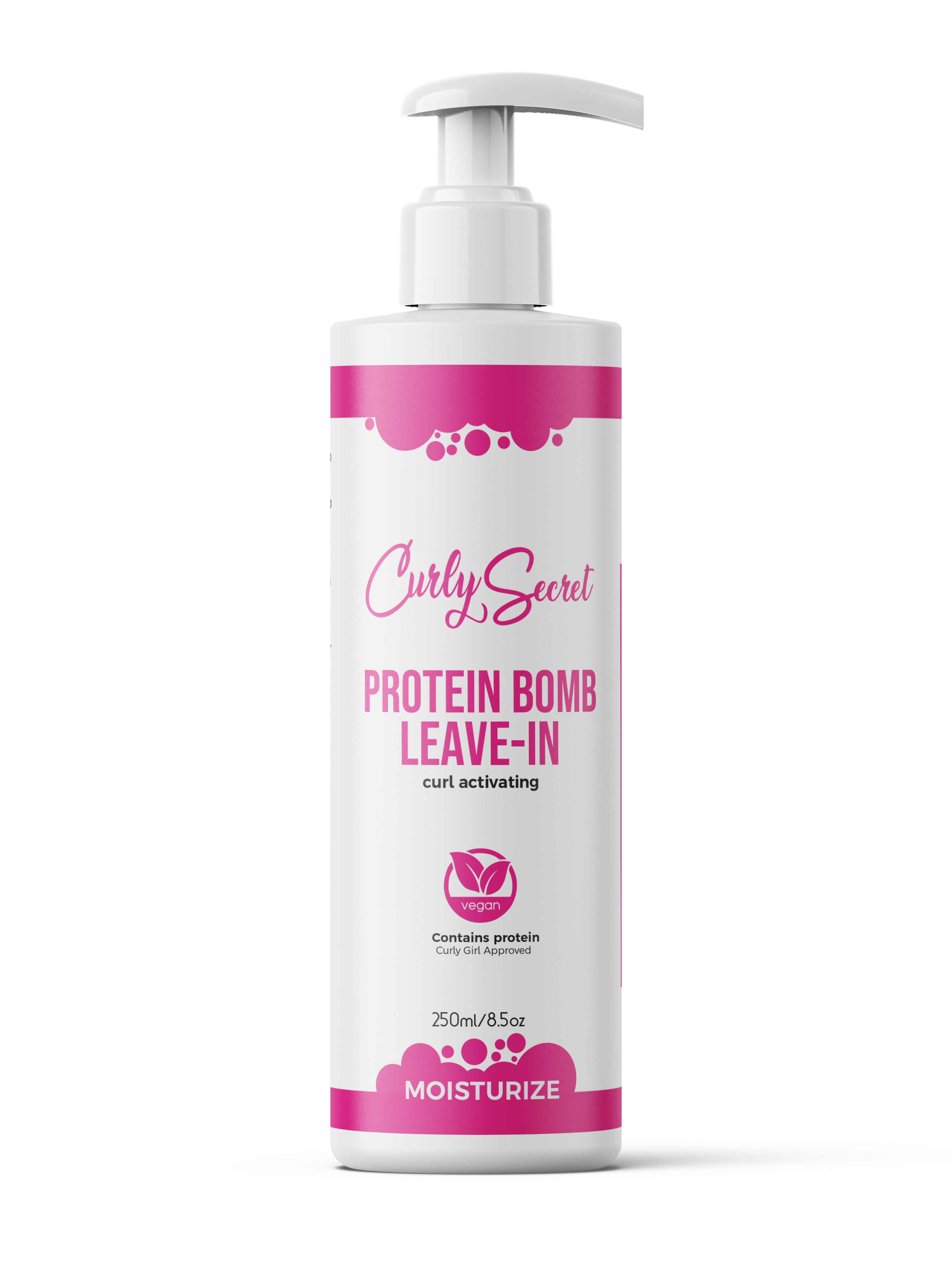 Curly Secret Protein Bomb Leave-in 250 ml (VOLLSTÄNDIGE GRÖSSE)