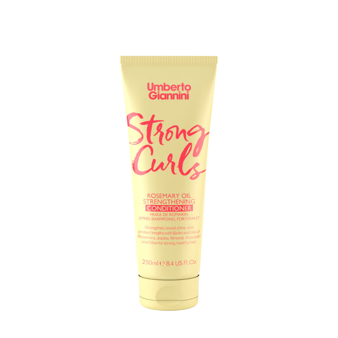 Umberto Giannini Strong Curls Rosemary Oil Conditioner 250ml (FULL SIZE)