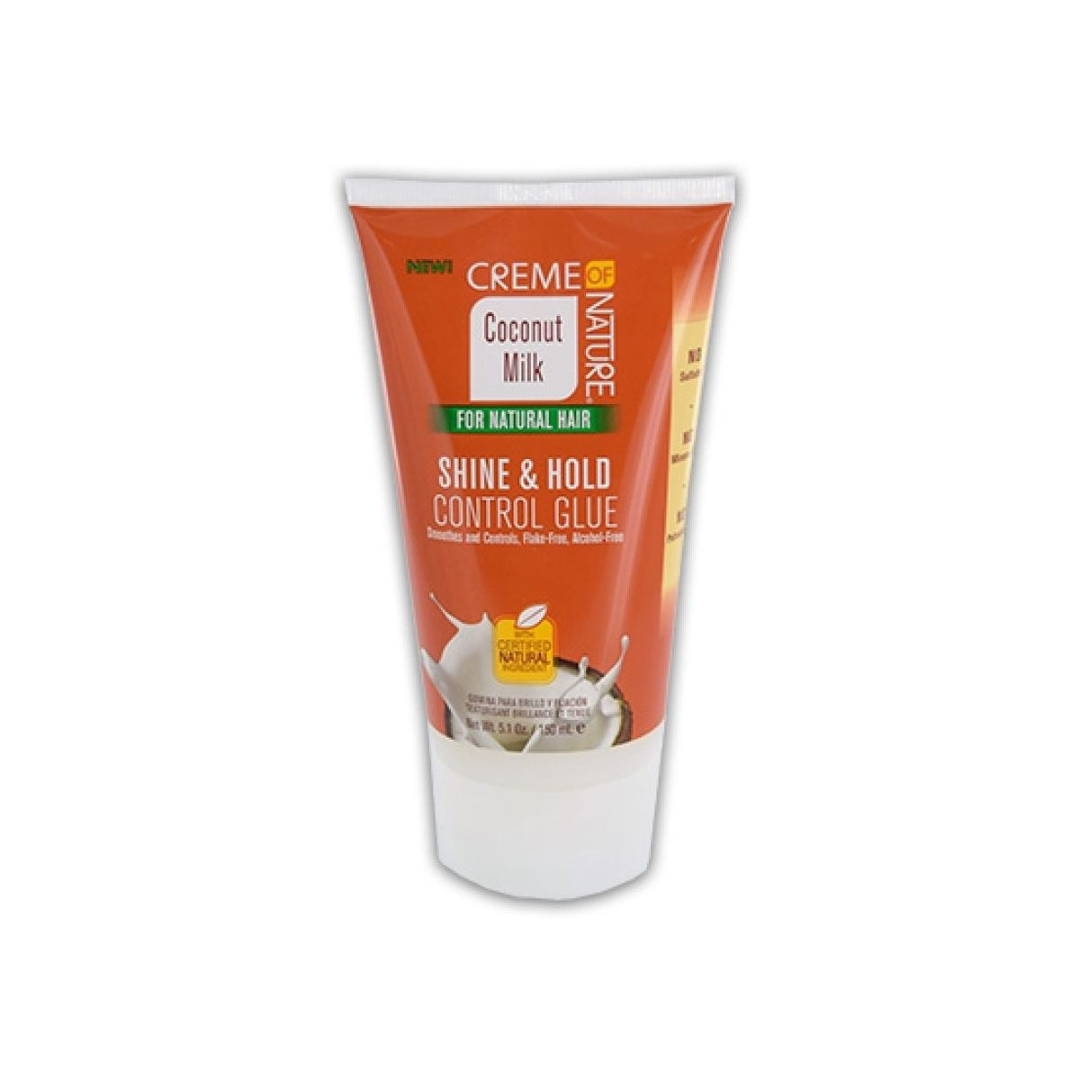 Creme of Nature Coconut Milk Shine & Hold Control Glue 150ml (FULL-SIZE)