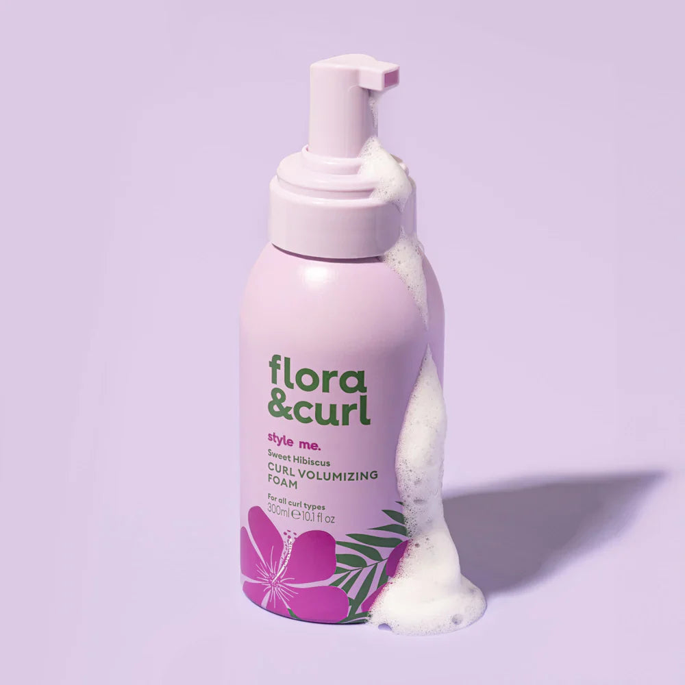 Flora & Curl Sweet Hibiscus Curl Volumizing Foam 200ml (FULL-SIZE)
