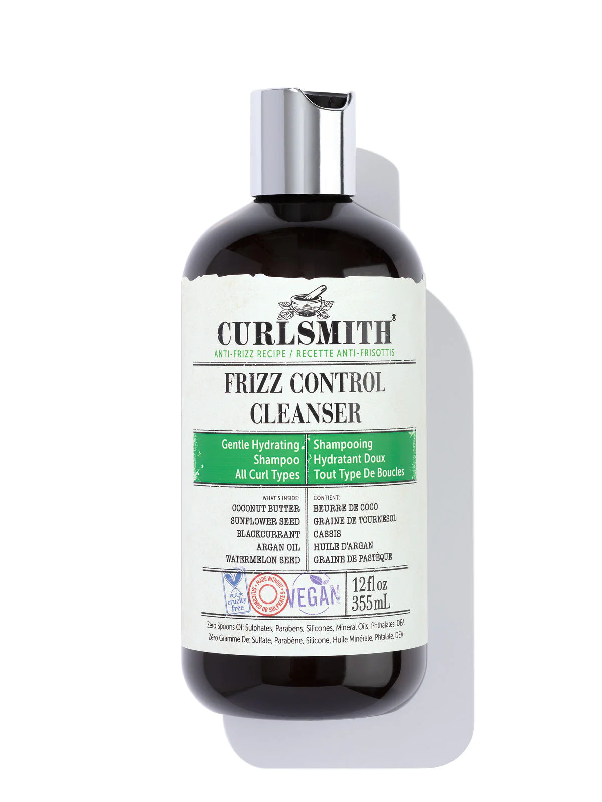 Curlsmith Frizz Control Cleanser 355 ml (VOLLGRÖSSE)