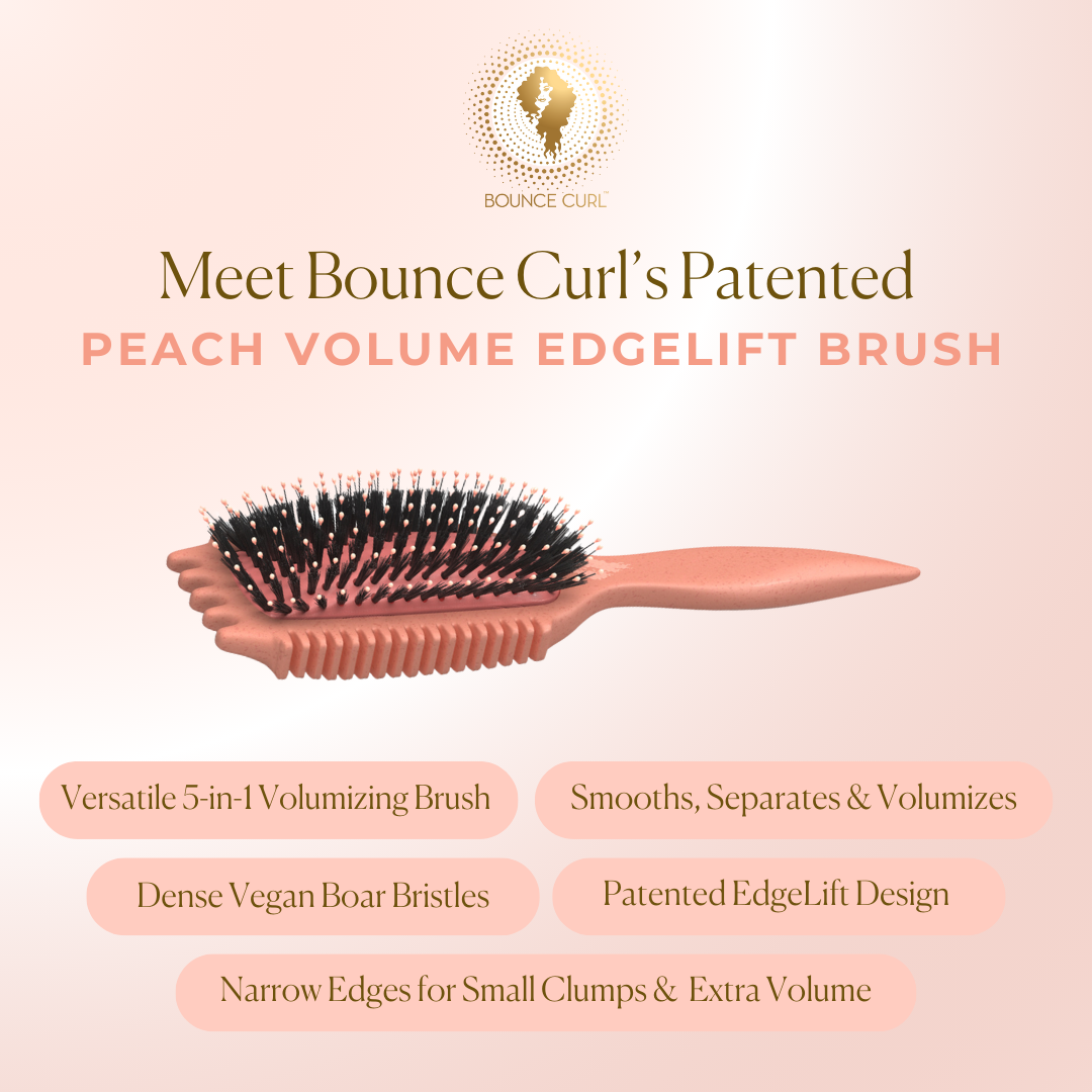 Bounce Curl Volume Edgelift Brush (PEACH)