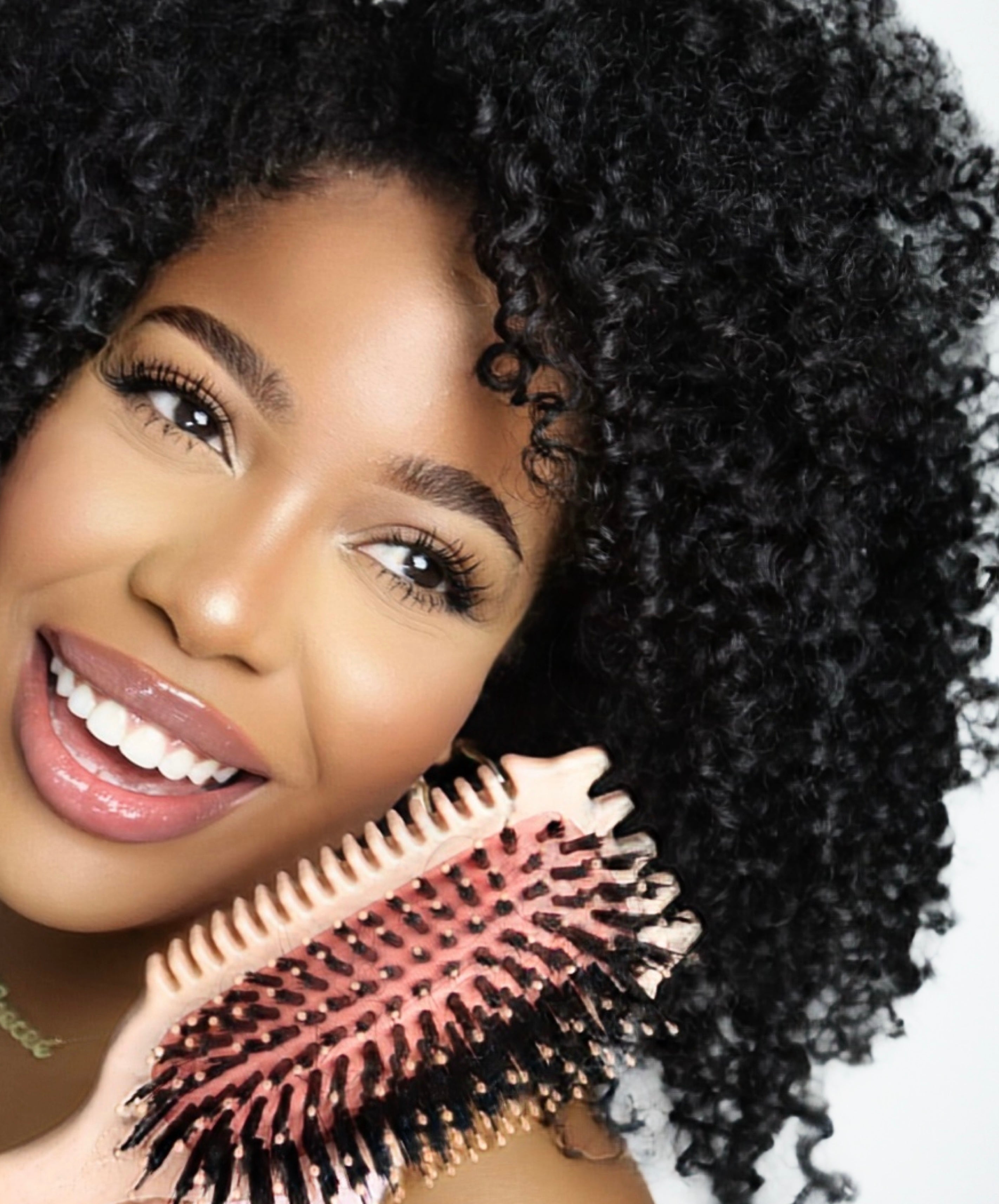 Bounce Curl Volume Edgelift Brush (PEACH)