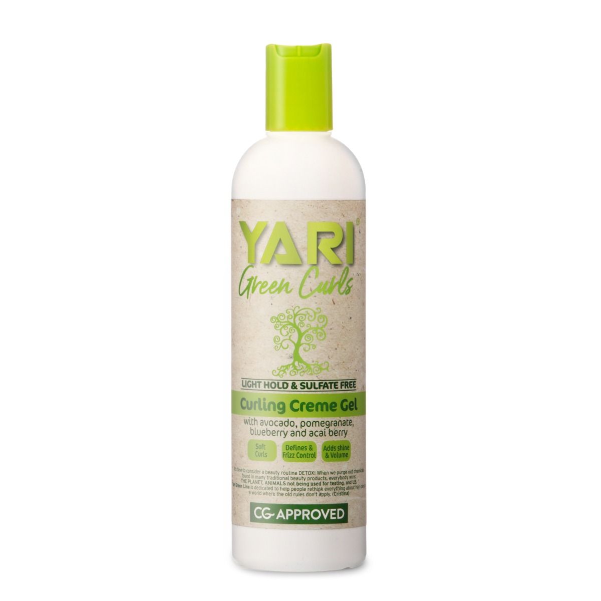 Yari Green Curls Curling Creme Gel 355ml (FULL SIZE)