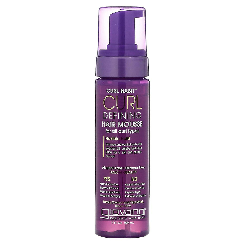 Giovanni Curl Habit Curl Defining Hair Mousse 207ml (FULL-SIZE)
