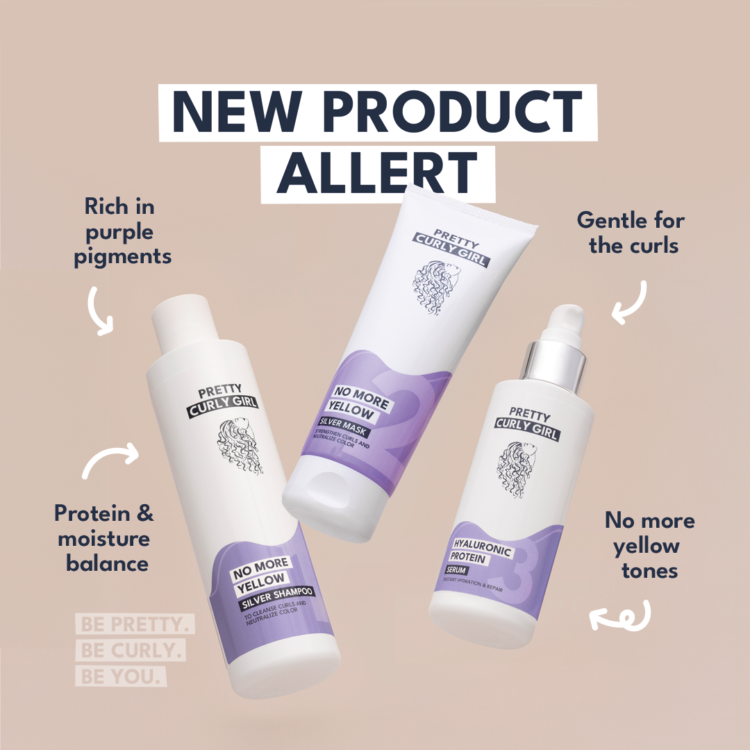 Pretty Curly Girl Silver Care & Hydration Set (FULL-SIZE)