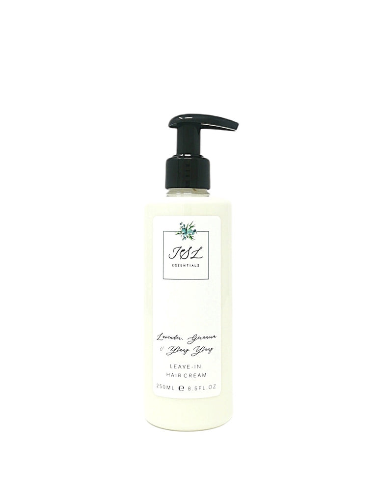 JSL Essentials Lavender, Geranium & Ylang Ylang Leave-in Hair Cream 250ml (FULL-SIZE)