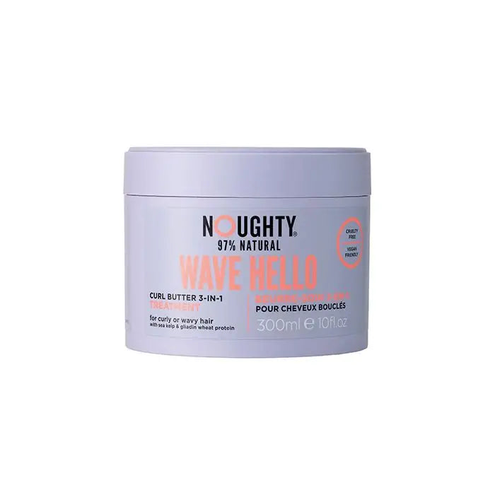 Noughty Wave Hello Curl Butter 3-in-1 Treatment 300ml ( FULL-SIZE)