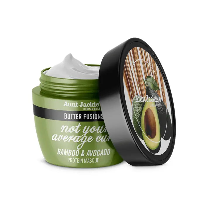 Aunt Jackie’s Butter Fusion Not Your Average Curl Bamboo & Avocado Protein Masque 235ml (FULL-SIZE)