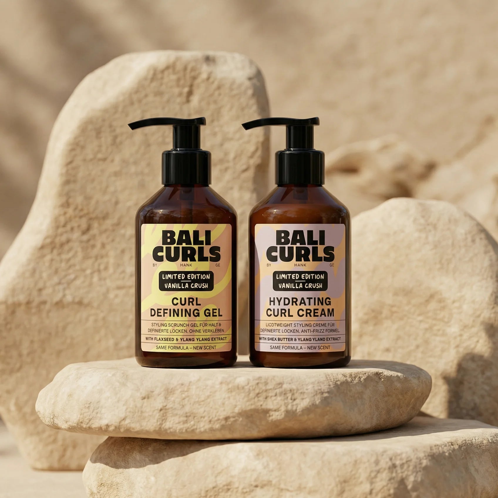 Bali Curls LIMITED EDITION Vanilla Crush Hydrating Curl Cream 150ml (FULL-SIZE)