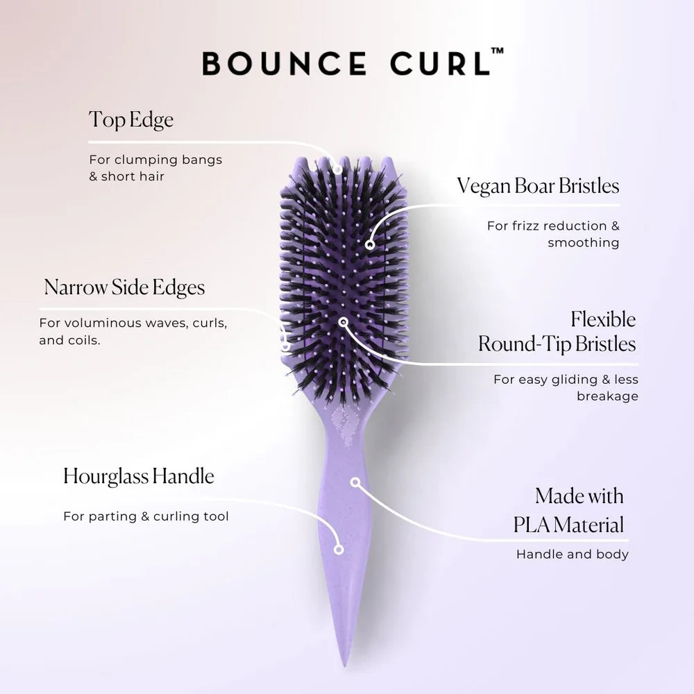 Bounce Curl Volume EdgeLift Brush (Purple)