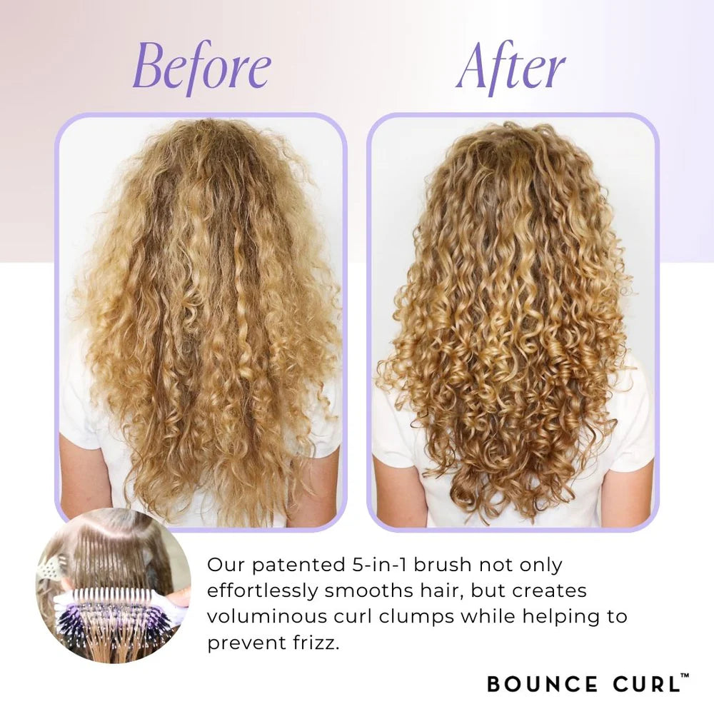 Bounce Curl Volume EdgeLift Brush (Purple)