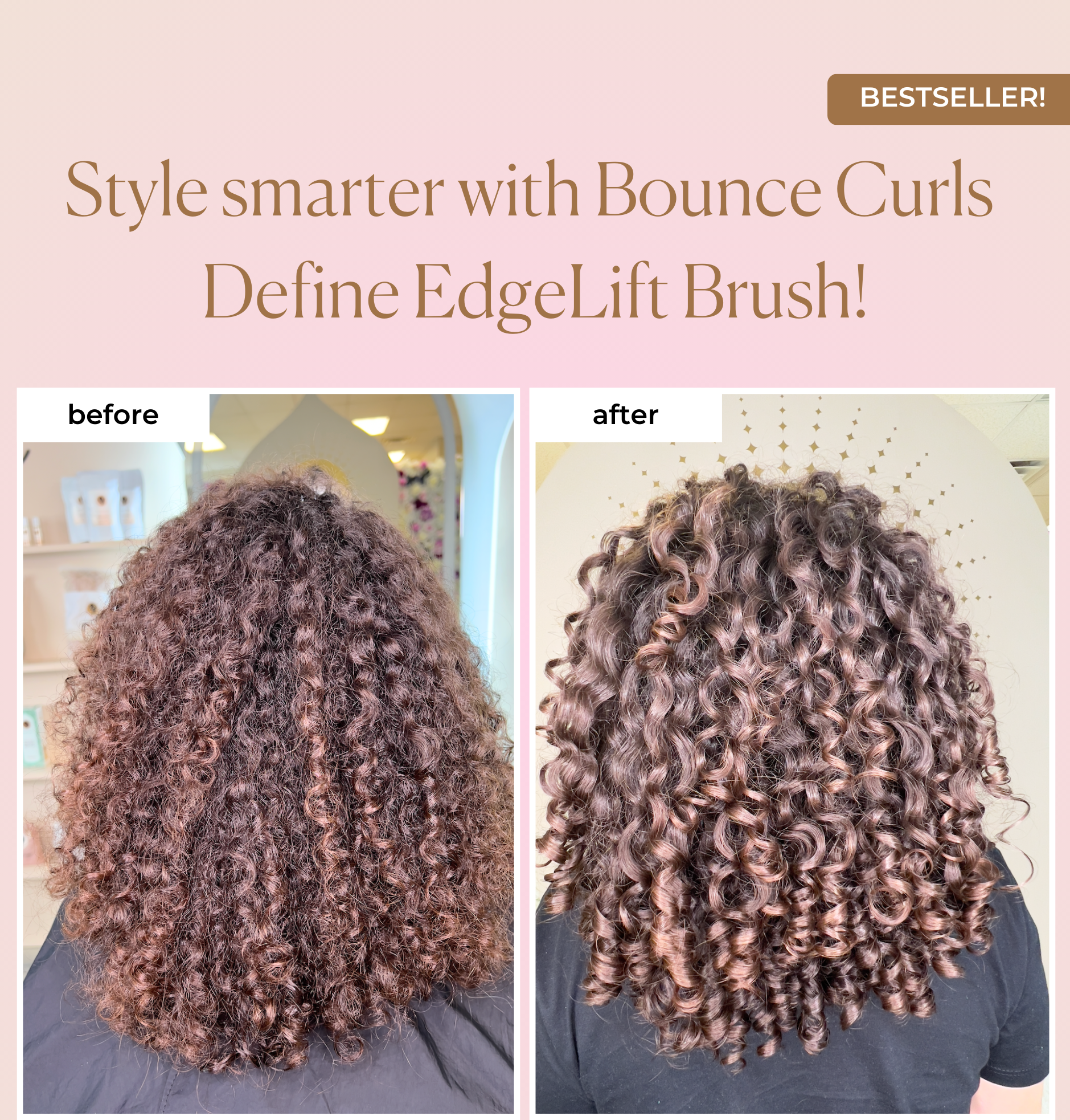 Bounce Curl Define EdgeLift Brush (pink)