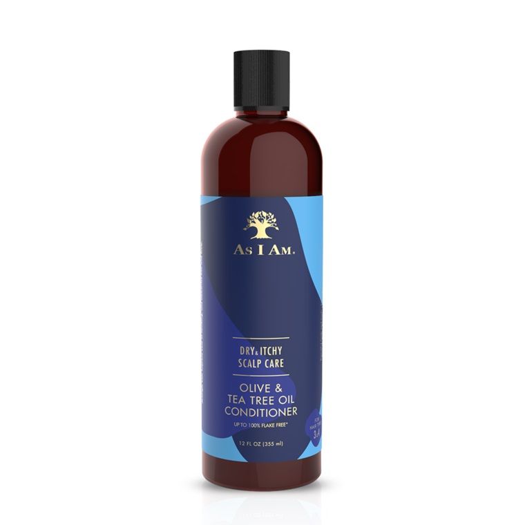 As I Am Dry & Itchy Scalp Care Olive & Tea Tree Oil Conditioner 355ml (FULL-SIZE)