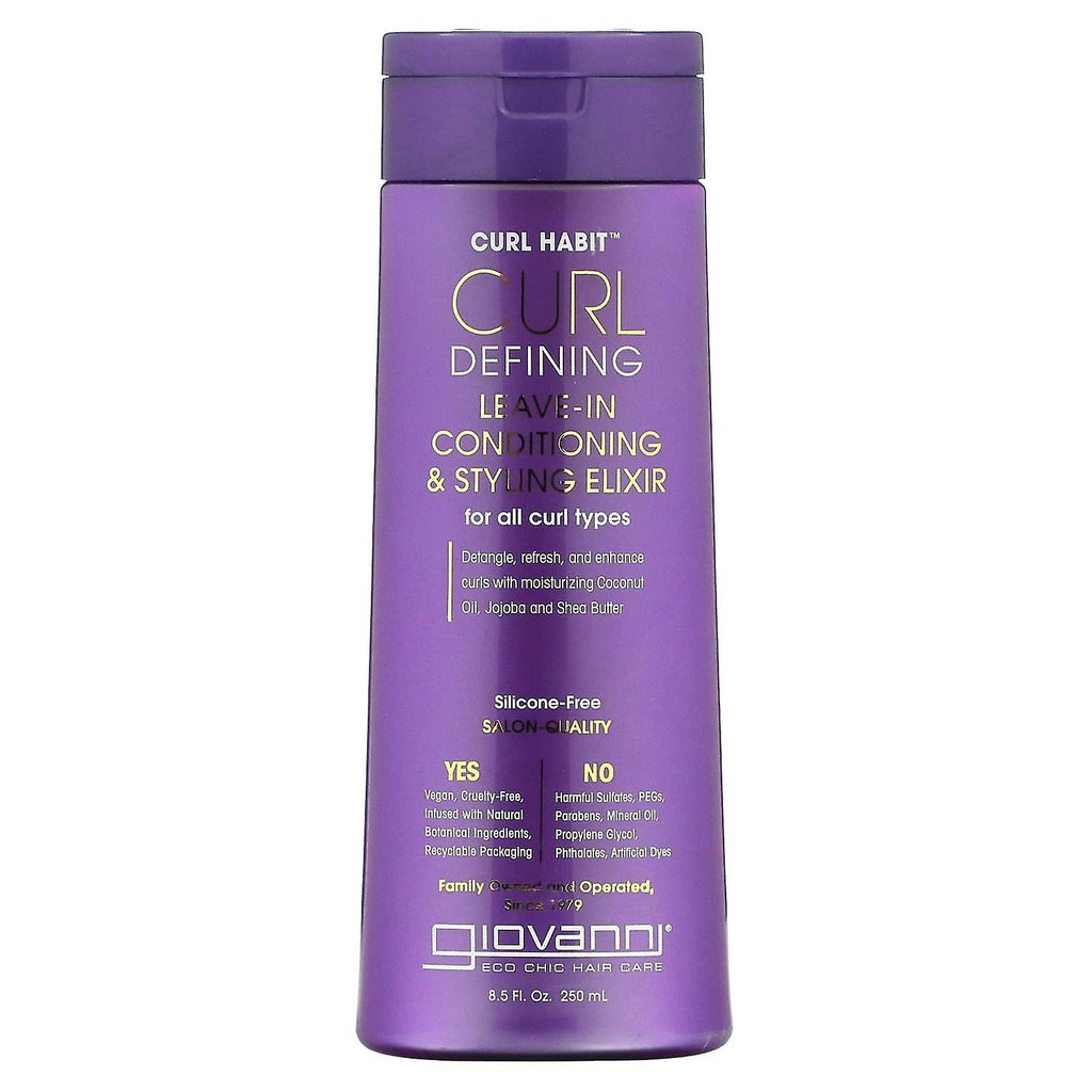 Giovanni Curl Habit Curl Defining Leave-In Conditioning & Styling Elixir 250ml (FULL-SIZE)