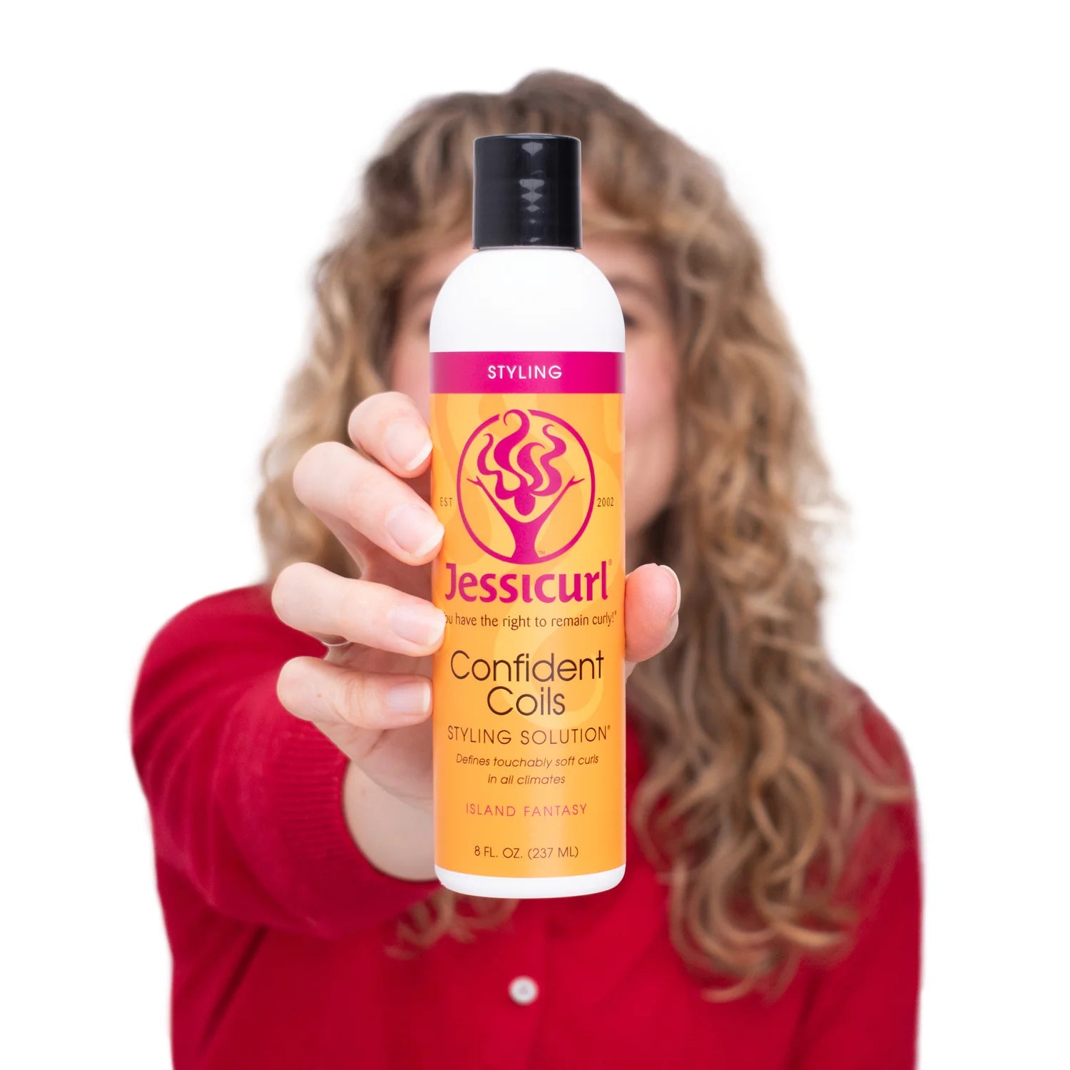 Jessicurl Confident Coils Styling-Lösung 237 ml (VOLLE GRÖSSE)