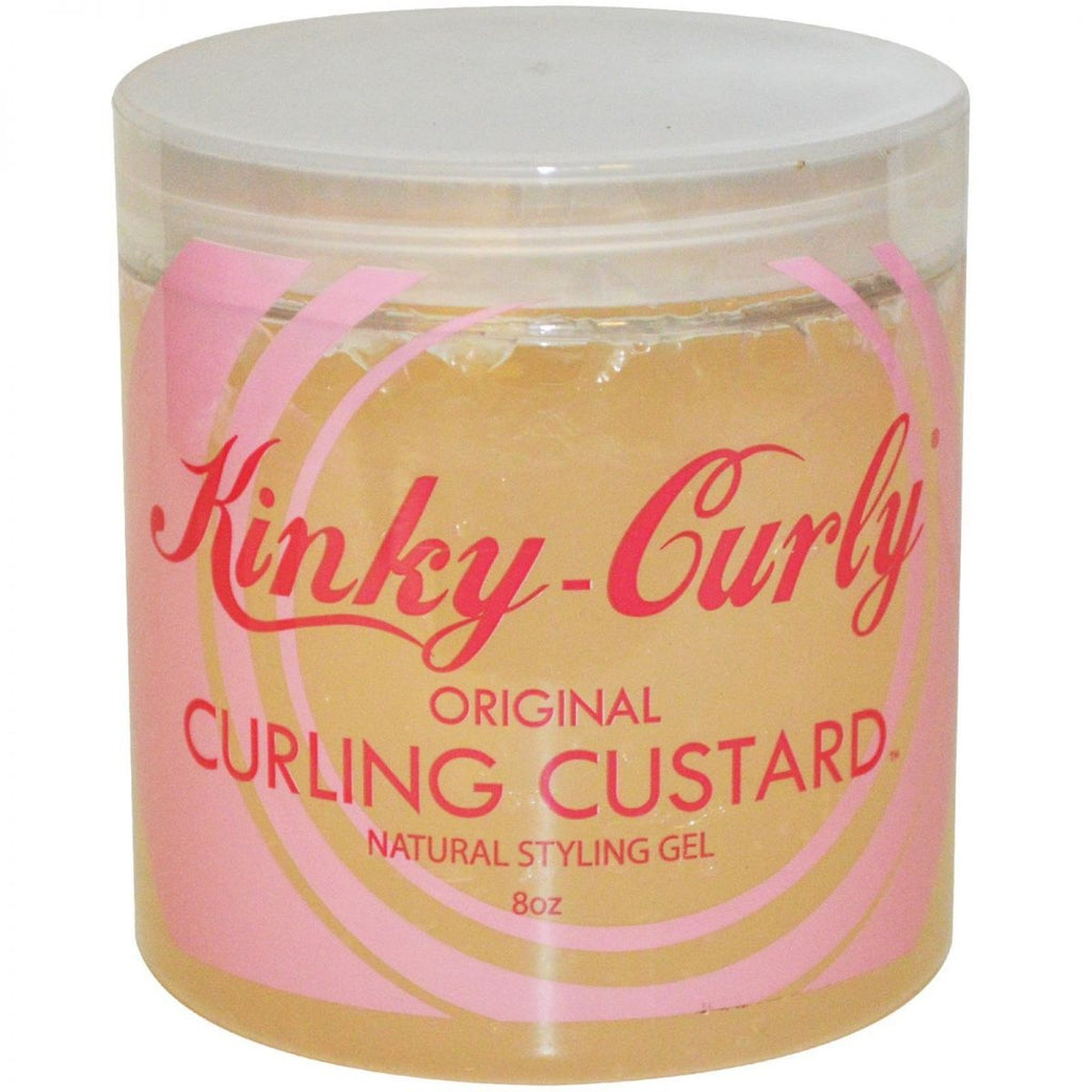 Kinky Curly curling custard Gel 236ml (FULL-SIZE)