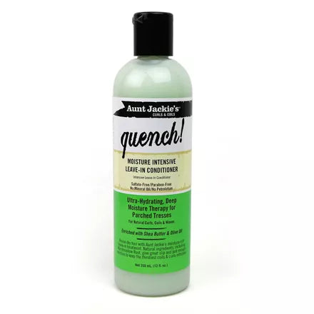 Aunt Jackie's Quench Leave in conditioner 355ml (FULL-SIZE)