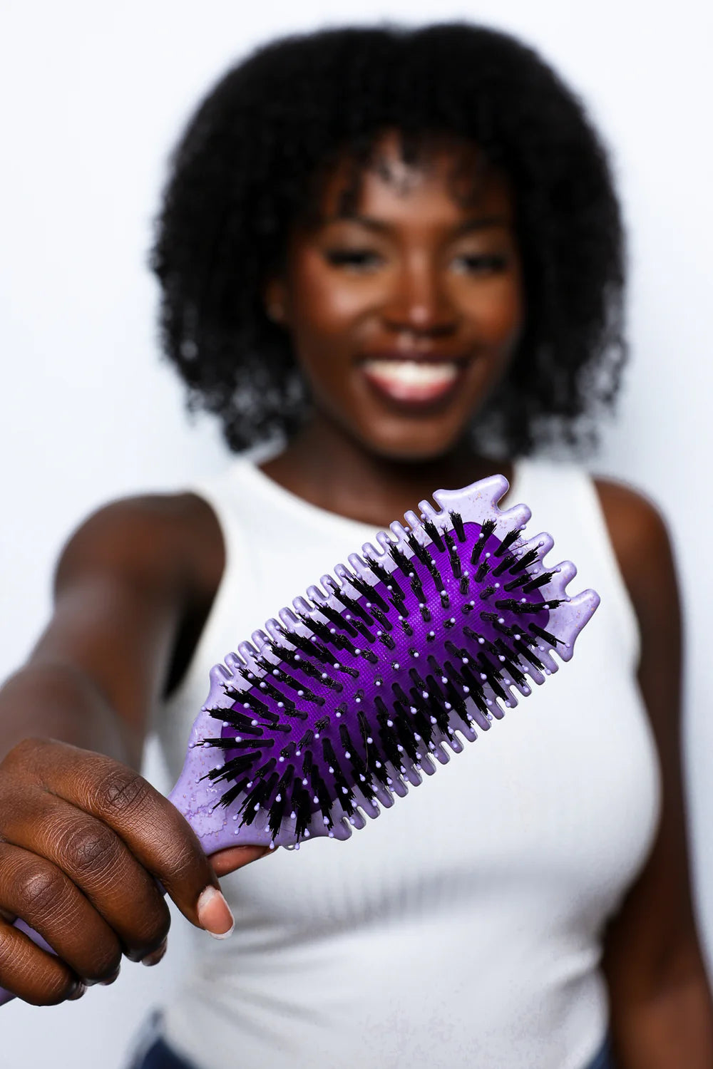 Bounce Curl Volume EdgeLift Brush (Purple)